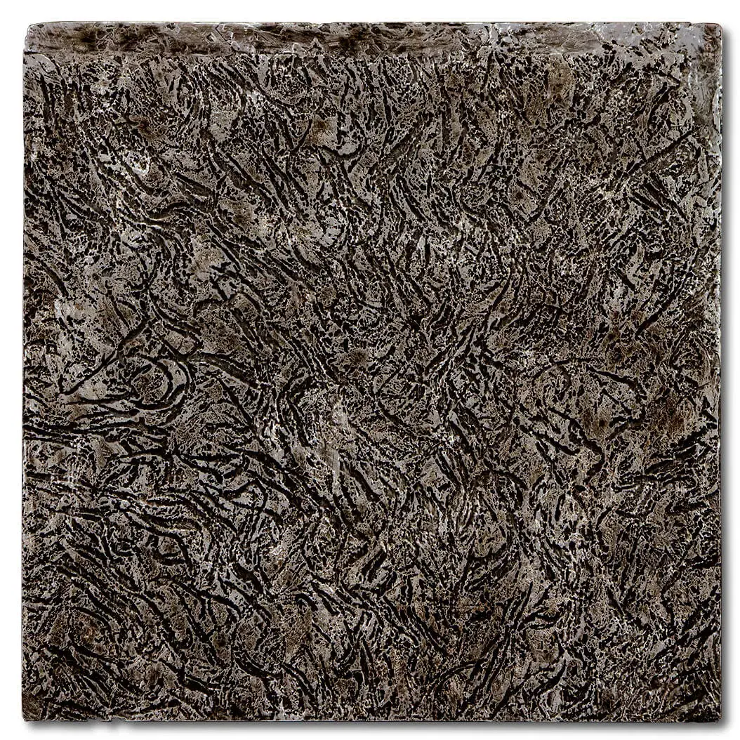 An image of an etched piece of copper art by Gaylia Wagner